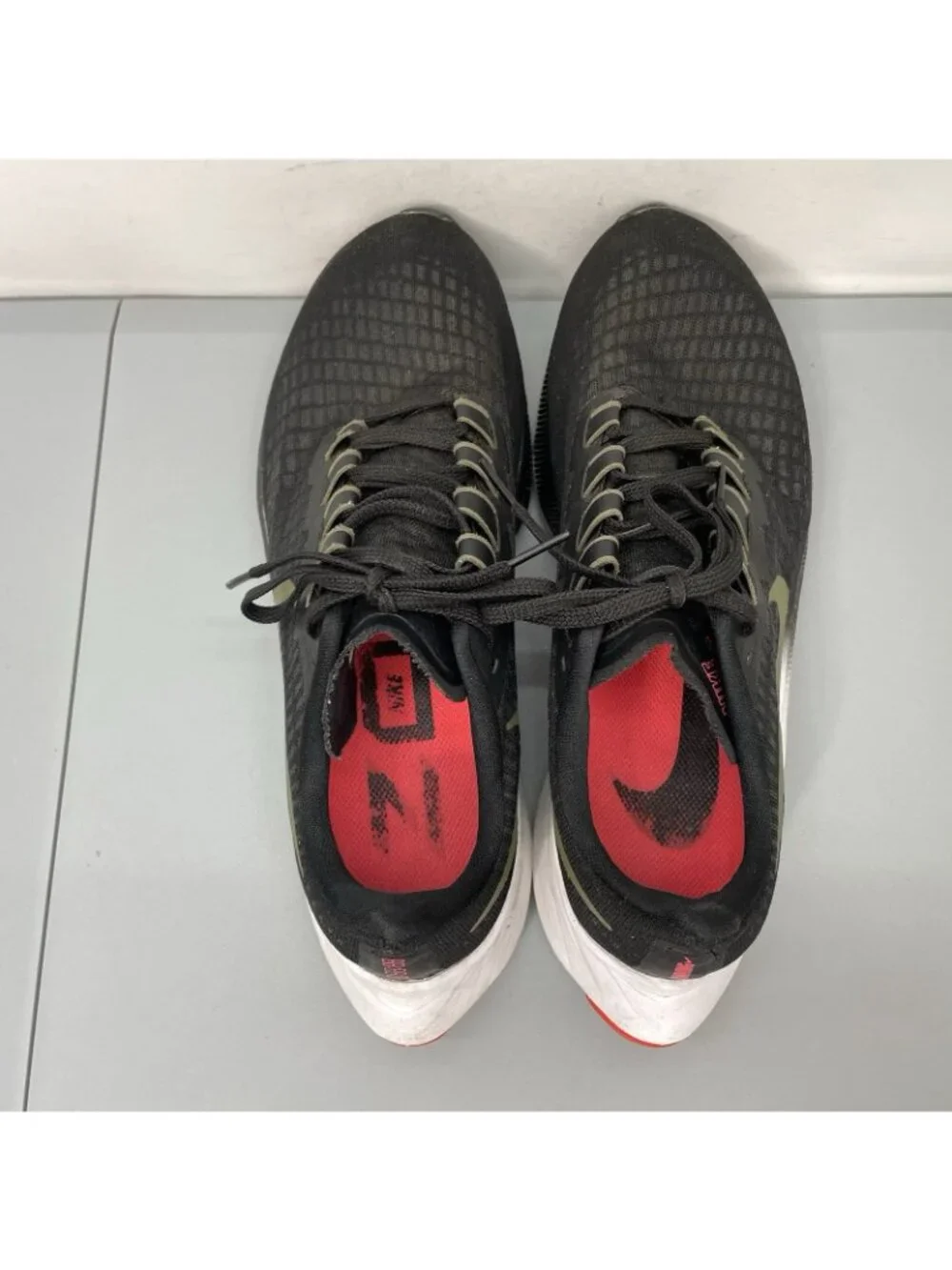 Nike Air Zoom Pegasus 37 Sneakers Shoes Running Training Black Mens 10
